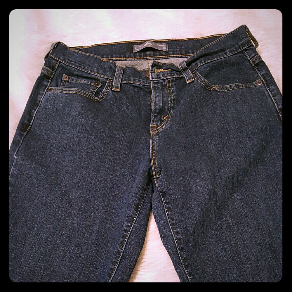 Levi 505 straight leg womans jeans